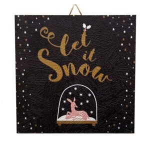 Χριστουγεννιάτικο Καδράκι Let it snow