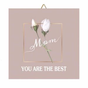 Ξύλινο καδράκι Best Mom