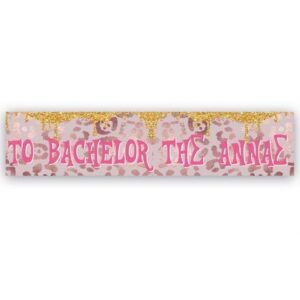 Banner Bachelorette Animal Print