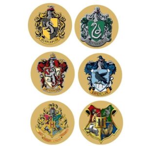 Κονκάρδες οίκοι Hogwarts (6 τεμ)
