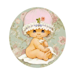 Ξύλινο διακοσμητικό Baby Sarah Key