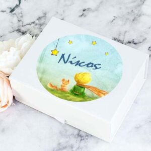 Αυτοκόλλητα με όνομα Μικρός Πρίγκιπας (6 τεμ)