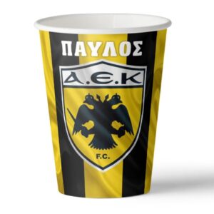 Ποτήρια πάρτυ ΑΕΚ (3 τεμ)