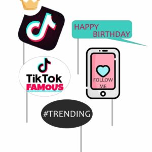 Στικάκια PhotoBooth Tik Tok (5 τεμ)