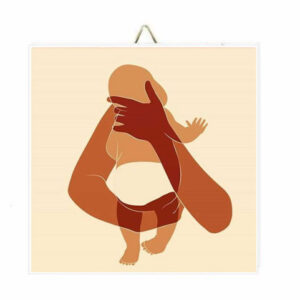 Ξύλινο Καδράκι "Mother's Hug"