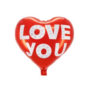 18'' Μπαλόνι Καρδιά Ι Love You Sign - φουσκωμένο με ήλιον