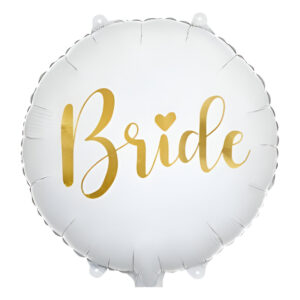 18″ Μπαλόνι Bride λευκό- φουσκωμένο με ήλιον
