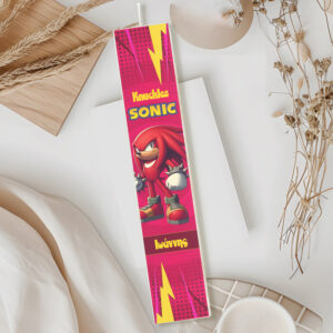 Λαμπάδα Sonic Knuckles Τυπωμένη