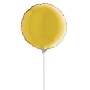 10" Mini Shape μπαλόνι Κίτρινο