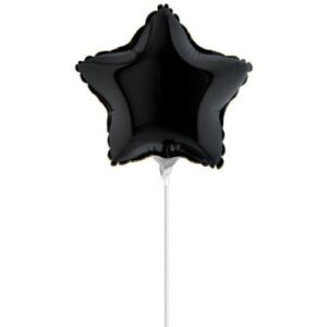 10" Mini Shape μπαλόνι Μαύρο Αστέρι