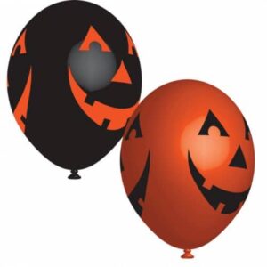 11" Μπαλόνια τυπωμένα Halloween καλοκύθες (6 τμχ)