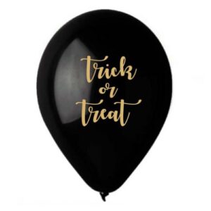 12" Μπαλόνι τυπωμένο "Trick or Treat (25 τεμ)