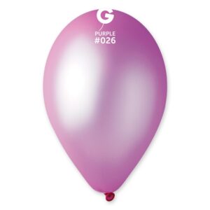 12″ Neon Μοβ λάτεξ Μπαλόνι (100 τεμ)