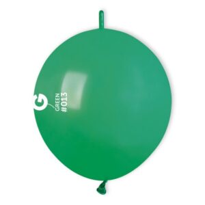12″ Πράσινο μπαλόνι Link-O-Loons με ουρίτσα (100 τεμ)