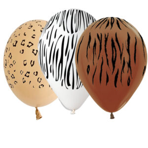 13" Μπαλόνι Animal print (25 τεμ)