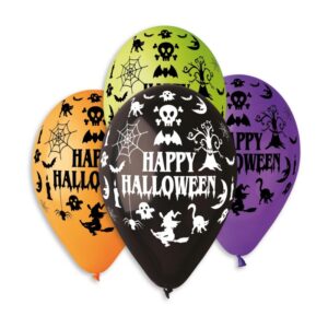 13″ Μπαλόνι τυπωμένο Happy Halloween (25 τεμ)