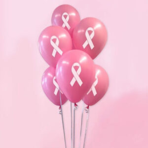 13" Pink Ribbon Μπαλόνι (25 τεμ)