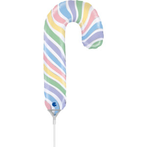 14" Mini Shape Μπαλόνι macaron Candy Cane