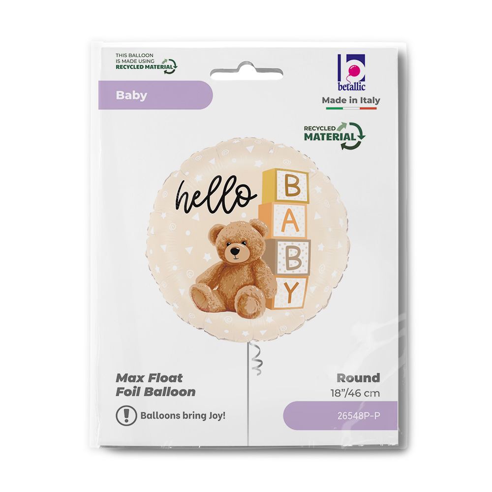18" Μπαλόνι Teddy Bear Baby - Image 2