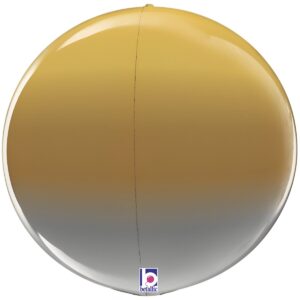 15" Μπαλόνι Σφαίρα Όμπρε Metallic 4D