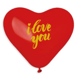 17" Μπαλόνι Καρδιά I Love You χρυσό