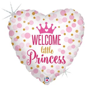 18'' Μπαλόνι γέννησης Καρδιά Little Princess
