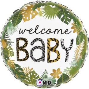 18'' Μπαλόνι Τροπικό Welcome Baby