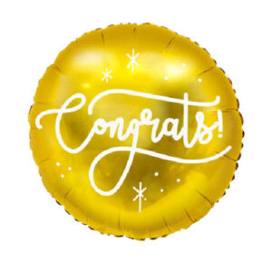 18" Χρυσό Μπαλόνι "Congrats"