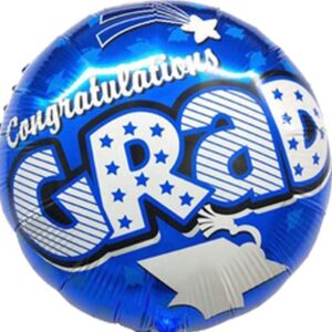 18" Μπαλόνι "Congratulations Grad" μαύρο