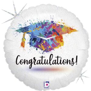 18" Μπαλόνι Αποφοίτησης Congratulations γκλίτερ