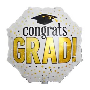 18″ Μπαλόνι Αποφοίτησης Οκτάγωνο Congrats Grad