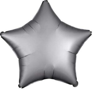 18" Μπαλόνι chrome Γκρι αστέρι