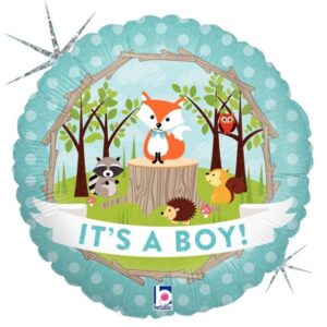 18" Μπαλόνι γέννησης Δάσος Baby Boy