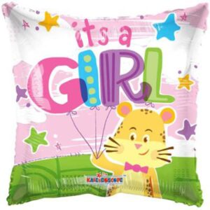 18" Μπαλόνι γέννησης It's a Girl τετράγωνο