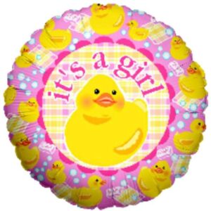 18" Μπαλόνι γέννησης παπάκι It's a Girl