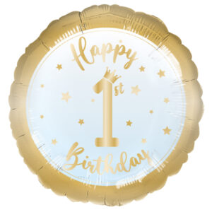 18" Μπαλόνι Happy 1st Birthday Boy