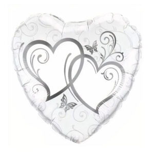 18" Μπαλόνι Καρδιά Entwined Hearts