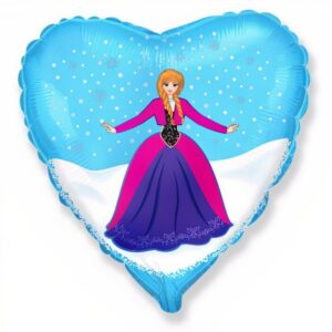 18" Μπαλόνι καρδιά Frozen - Πριγκίπισσα Άννα