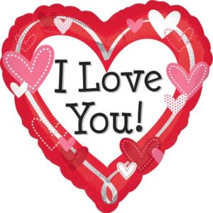 18" Μπαλόνι Καρδιά Heart patch