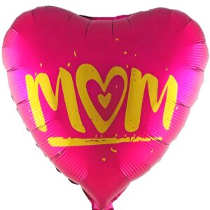 18″ Μπαλόνι Καρδιά φούξια Mom