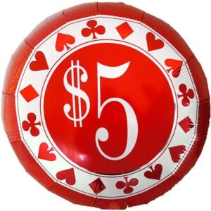 18" Μπαλόνι Καζίνο 5$