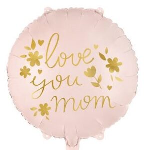 18" Μπαλόνι Love You Mom ροζ