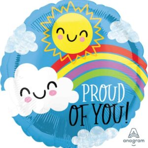 18" Μπαλόνι Proud of You Ήλιος και Συννεφάκι