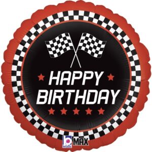 18" Μπαλόνι Ράλλυ Happy Birthday
