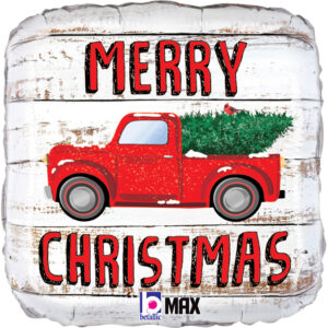 18" Μπαλόνι τετράγωνο Christmas Truck