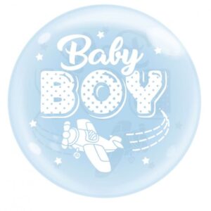20'' Bobo Μπαλόνι Baby Boy αεροπλανάκι