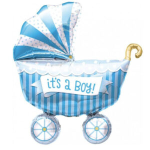 24" Μπαλόνι It's a Boy Καροτσάκι Γαλάζιο