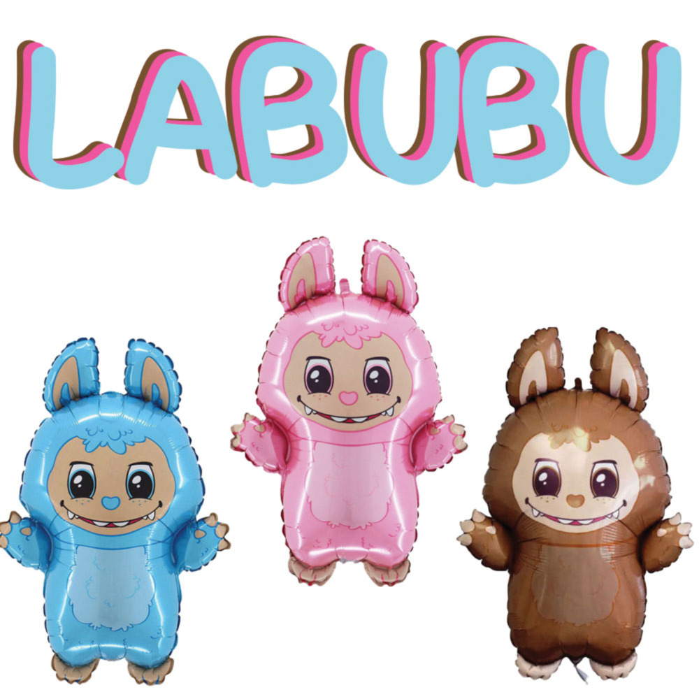 25'' Μπαλόνι Labubu - Ροζ - Image 2