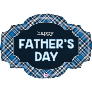 25" Μπαλόνι Father's Day Καρό