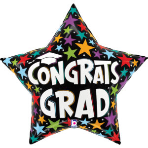 28" Μπαλόνι Αστέρι Αποφοίτησης Congrats Grad